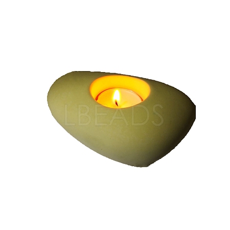 DIY Cobblestone Shape Candleholder Silicone Molds DIY-C016-01A-1