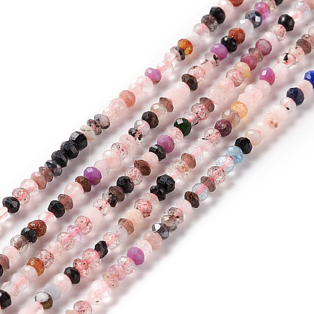 Natural Mixed Stone Beads Strands G-F717-03-1