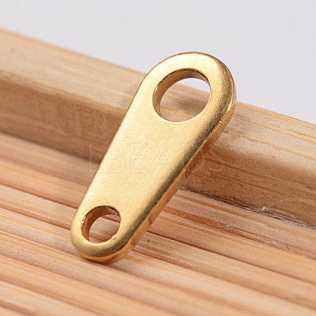 Ion Plating(IP) 304 Stainless Steel Chain Tabs X-STAS-L159-09G-1