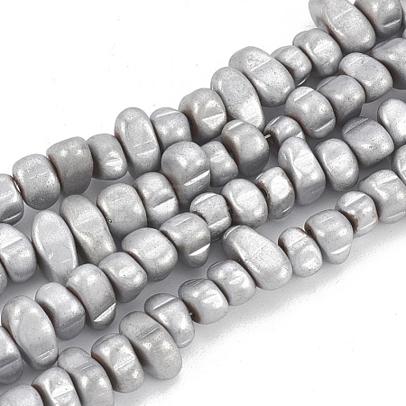 Electroplate Non-magnetic Synthetic Hematite Beads G-T061-103N-1