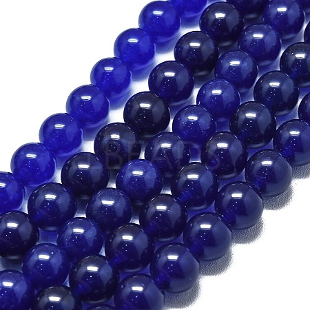 Natural Malaysia Jade Beads Strands G-L645-C01-10mm-18-1