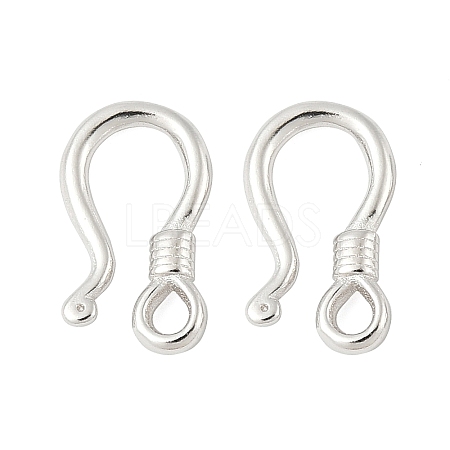 925 Sterling Silver Hook Clasps STER-S012-03B-P-1