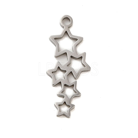 Non-Tarnish 304 Stainless Steel Pendants STAS-S123-03P-02-1