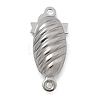 304 Stainless Steel Box Clasps STAS-M084-02C-P-2