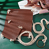   4Pcs 2 Style Leather Hanging Basket AJEW-PH0002-67-2