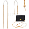 2Pcs 2 Style Plastic Imitation Pearl Beaded Bag Straps DIY-WR0002-72G-1