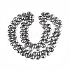 Electroplate Glass Beads Strand EGLA-S188-27-A02-2