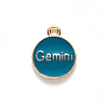 Alloy Enamel Pendants ENAM-S124-01A-05I-3
