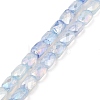 Imitation Jade Glass Beads Strands GLAA-P058-04A-07-1