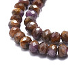 Natural Ruby and Sapphire Beads Strands G-E569-I10-3