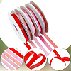 5 Rolls Single Face Polyester Satin Ribbon SRIB-CY0001-38C-6