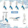 10Pcs Alloy Rhinestone Pendants FIND-SC0007-77-2