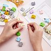 24Pcs 12 Colors Cactus Silicone Beads JX324A-01-4