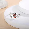 Adjustable Zinc Alloy and Rhinestone Cuff Open Rings FS-WG77EFF-01-2