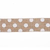 Polyester Imitation Linen Wrapping Ribbon DIY-P012-03A-2