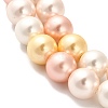 Shell Pearl Beads Strands BSHE-XCP0001-36-3