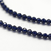 Faceted Synthetic Quartz Beads Strands G-F507-01D-3