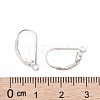 925 Sterling Silver Leverback Earrings Findings STER-M017-01S-3