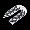 Christmas Theme Acrylic Pendants OACR-Q100-06B-2