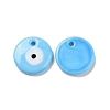 Handmade Lampwork Evil Eye Pendants LAMP-E106-02A-02-2