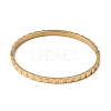 304 Stainless Steel Textured Hinged Cuff Bangles for Women SA-CBAC920-18G-4