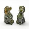 Mixed Stone Puppy Home Display Decorations G-R414-15-3