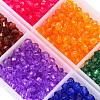 Transparent Acrylic Beads TACR-YW0001-4MM-03-5