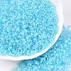 8/0 Inside Colours Transparent Glass Seed Beads SEED-T007-06E-3