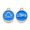 Alloy Enamel Pendants LS-X-ENAM-S124-01B-02K-1