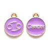 Alloy Enamel Pendants ENAM-S124-01A-01D-1