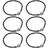 20pcs Braided PU Leather Cord Bracelet Making MAK-SC0001-30B-1