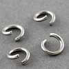 Tarnish Resistant 304 Stainless Steel Open Jump Rings A-STAS-R049-8x1mm-1