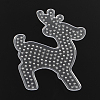 Christmas Reindeer/Stag ABC Plastic Pegboards used for 5x5mm DIY Fuse Beads X-DIY-Q009-25-2