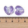 Handmade Silver Foil Lampwork Glass Beads LAMP-Q005-06-3