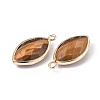 Natural Tiger Eye Pendants G-L514-023C-2