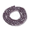 Electroplate Opaque Glass Beads Strands EGLA-A035-P3mm-A11-2