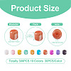 300Pcs 10 Colors Natural Freshwater Shell Beads SHEL-TA0001-06-5