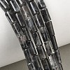Natural Larvikite Beads Strands G-B091-A20-01-1