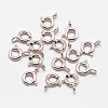 925 Sterling Silver Spring Ring Clasps STER-K167-076B-RG-1