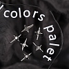 Star Alloy Rhinestone Cabochons MRMJ-WH0075-114-21-1