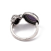 Fox Natural Charoite Cuff Rings KK-A173-06AS-07-3