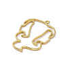 Zinc Alloy Open Back Bezel Pendants PALLOY-D580-05G-L-2