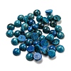 Natural Blue Agate Dyed Cabochons G-H309-03-48-1