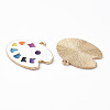Alloy Enamel Pendants LS-PALLOY-T078-07-3