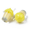 Imitation Bubble Tea Resin Pendants RESI-S401-01G-3