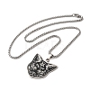 Non-Tarnish 304 Stainless Steel Pendant Necklaces NJEW-K253-06P-2