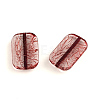 Mixed Crackle Style Transparent Acrylic Beads MACR-R546-28-2