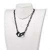 Personalized ABS Plastic Cable Chain Necklaces X-NJEW-JN02850-5