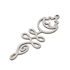 201 Stainless Steel Big Pendants STAS-Z109-07P-2