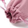 Velvet Jewelry Drawstring Storage Pouches ABAG-P013-02A-06-3